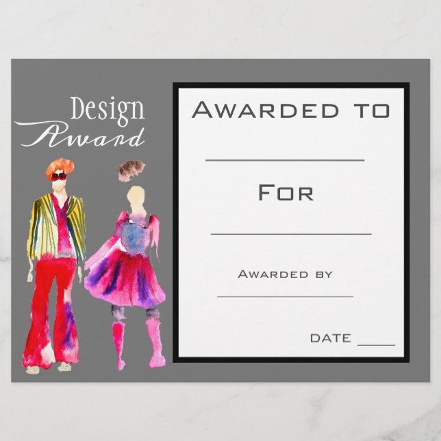 Art and Design Award Textilien (Vorderseite)