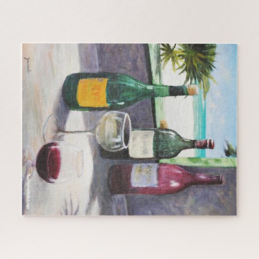 Art and Wine Lover Puzzle mit Geschenkboxen, 520 S (Horizontal)