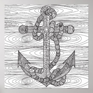 Art-Anker und Seil 2 Poster