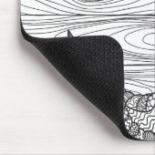 Art-Anker und Seil Mousepad (Ecke)