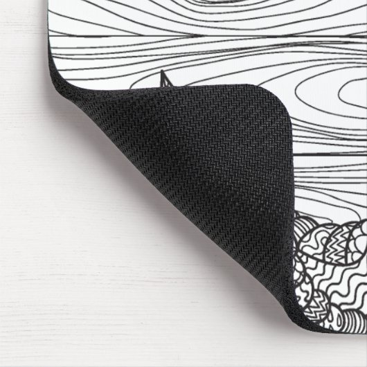 Art-Anker und Seil Mousepad (Ecke)