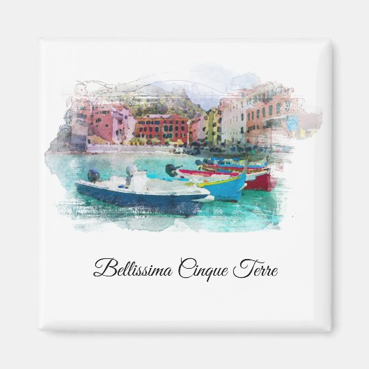 ** Art AP12 Italienische Sprache Cinque Terre Magnet (Vorne)