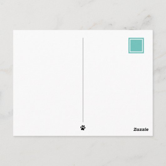 'Art Appreciation' Art Lovers Cat Personalisiert Postkarte (Rückseite)