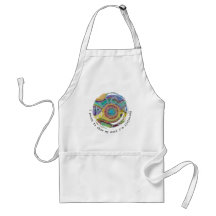 ART Apron with original art and quote