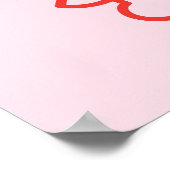 Art-Art-Face-Color-Block-Art-Print Poster (Ecke)