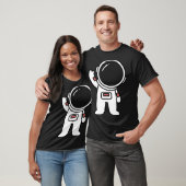 Art Astronaut in Space Artistic Gezeichnet Space A T-Shirt (Unisex)