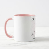 Art Attack Funny Mona Lisa EKG Cardiology Pub Tasse (Links)