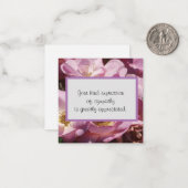 Art Ausdruck des Beileids Mitteilungskarte (Vorderseite/Rückseite Beispiel)