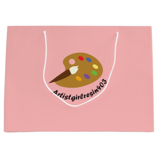 Art Bag Große Geschenktüte (Vorderseite)