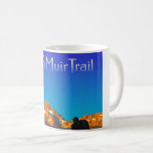Art - Banner Peak - John Muir Trail Text Kaffeetasse (VorderseiteRechts)