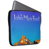 Art - Banner Peak - John Muir Trail Text Laptopschutzhülle (Vorne Rechts)