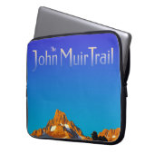 Art - Banner Peak - John Muir Trail Text Laptopschutzhülle (Vorderseite Links)
