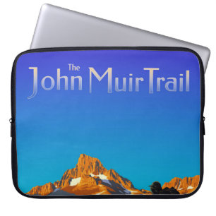 Art - Banner Peak - John Muir Trail Text Laptopschutzhülle