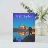 Art - Banner Peak - John Muir Trail Text Postkarte (Stehend Vorderseite)