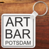 ART & Bar Potsdam Schlüsselanhänger by ARTCommerz (Rückseite)