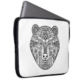 Art-Bärn-Kopf Laptopschutzhülle (Vorne Rechts)