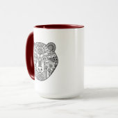 Art-Bärn-Kopf Tasse (Vorderseite Links)