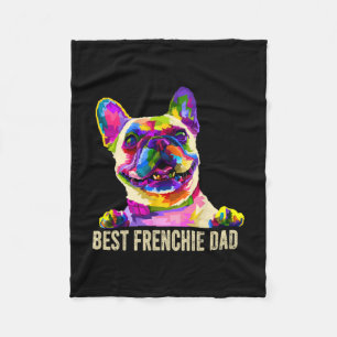 Art Bester Frenchie-Vater Französische Bulldogge H Fleecedecke