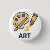 Art Betrifft: Farbpalette und Pinsel Button (Vorderseite)
