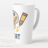 Art Betrifft: Farbpalette und Pinsel Milchtasse (Rechte Ecke)