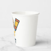 Art Betrifft: Farbpalette und Pinsel Pappbecher (Links)