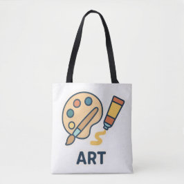 Art Betrifft: Farbpalette und Pinsel Tasche