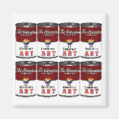 Art Bildung, Pop Art - Magnet (Vorne)