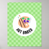 art binder insert - teacher organization poster (Vorne)