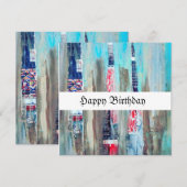 Art Birthday Card (Vorne/Hinten)