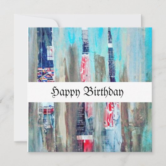 Art Birthday Card (Vorderseite)