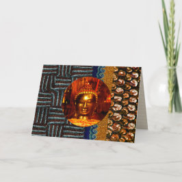 Art Birthday Card mit Buddha Karte
