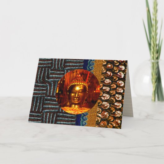 Art Birthday Card mit Buddha Karte (Vorderseite)