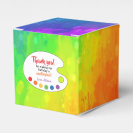 Art Birthday Party Gefallen | Paint Gastgeschenk B Geschenkschachtel