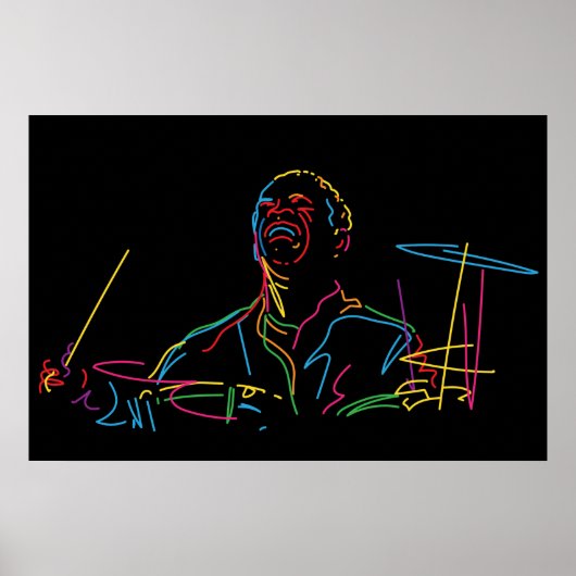 Art Blakey Portrait Poster (Vorne)