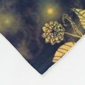 Art Blume Gitarre Fleece Blanket Romantik (Ecke)