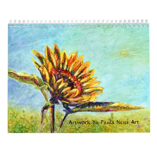 Art Blume Landschaften Angels 2023 Kalender (Rückseite)