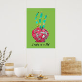 Art Blume Poster (Küche)