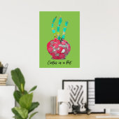 Art Blume Poster (Heimbüro)