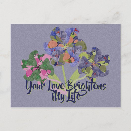 Art Blume Postkarte (Vorderseite)