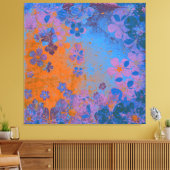 Art Blumengrunge Hintergrund 2 Leinwanddruck (Insitu (Wohnzimmer))