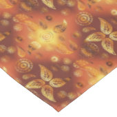 Art-Bohemisches Goldenes Paisleys Boho Tischdecke (Schrägansicht)