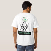 Art-BowlingBowlers t Team Retro Schüssel der T-Shirt (Schwarz voll)