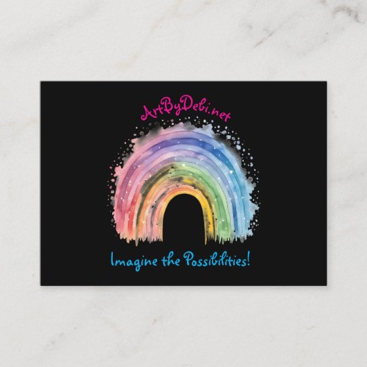 Art Br Debi, Biggy Card Visitenkarte (Vorderseite)