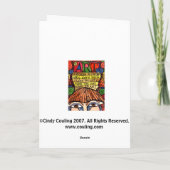 ART BRAIN Grußkarte Karte (Rückseite)