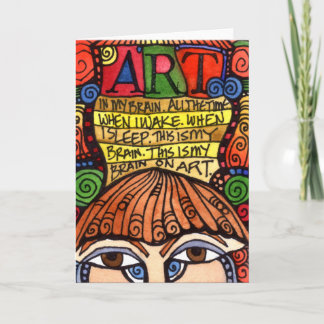 ART BRAIN Grußkarte Karte
