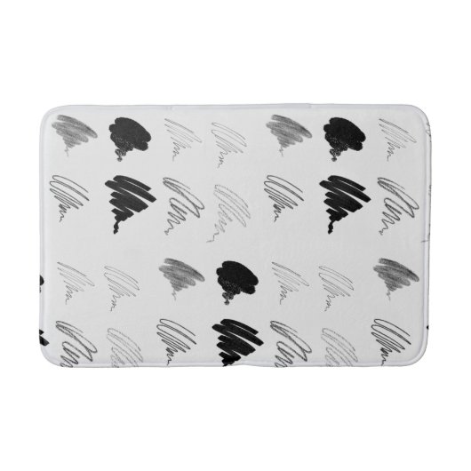 Art Brush Muster Bath Mat Badematte (Vorderseite)