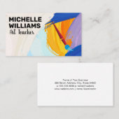 Art Brushes | Kreativer Hintergrund Visitenkarte (Vorne/Hinten)