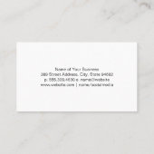 Art Brushes | Paint | kreativ Visitenkarte (Rückseite)