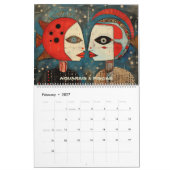 Art Brut Tierkreis-Kalender Kalender (Feb 2027)