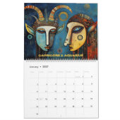Art Brut Tierkreis-Kalender Kalender (Jan 2027)
